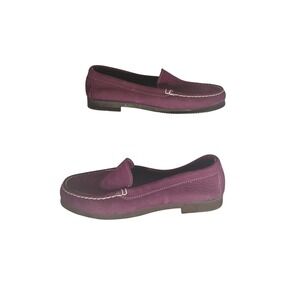 Dexter Womens Purple Suede Loafer‎ Shoes Size 7 M